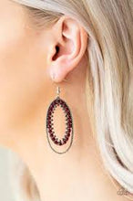 Load image into Gallery viewer, Marry Into Money Red Earrings