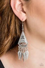 Load image into Gallery viewer, Me Oh Mayan Silver Earrings