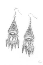 Load image into Gallery viewer, Me Oh Mayan Silver Earrings