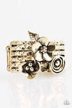 Load image into Gallery viewer, Meadow Flowers Brass Ring - Angie's $5.00 Bling