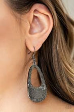 Load image into Gallery viewer, Mean Sheen Black Earrings