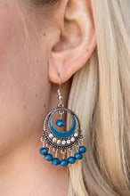 Load image into Gallery viewer, Meet Me At Midnight Blue Earrings