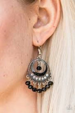 Load image into Gallery viewer, Meet Me at Midnight Black Earrings