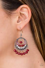 Load image into Gallery viewer, Meet Me at Midnight Red Earrings