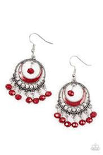 Load image into Gallery viewer, Meet Me at Midnight Red Earrings