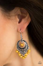 Load image into Gallery viewer, Meet Me in Paradise Yellow Earrings