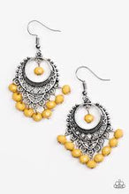 Load image into Gallery viewer, Meet Me in Paradise Yellow Earrings