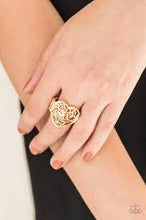 Load image into Gallery viewer, Meet Your Matchmaker Gold Ring - Angie's $5.00 Bling