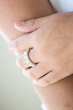Load image into Gallery viewer, Mermaid Mamba White Skinny Band Ring
