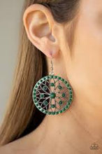 Load image into Gallery viewer, Merry Mandalas Green Earrings