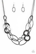 Load image into Gallery viewer, Metallic Maverick Black Necklace - Angie's $5.00 Bling