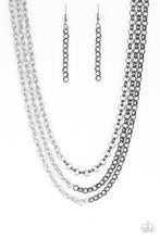 Load image into Gallery viewer, Metro Madness Black Necklace - Angie's $5.00 Bling