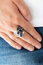 Load image into Gallery viewer, Metro Mingle Blue Ring - Angie's $5.00 Bling
