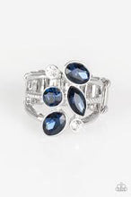 Load image into Gallery viewer, Metro Mingle Blue Ring - Angie's $5.00 Bling