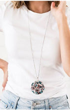 Load image into Gallery viewer, Metro Mosaic Multi/Blue Necklace