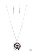 Load image into Gallery viewer, Metro Mosaic Multi/Blue Necklace