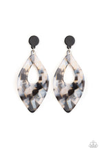 Load image into Gallery viewer, Metro Retrospect Black Acrylic Earrings - Angie&#39;s $5.00 Bling