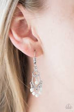 Load image into Gallery viewer, Midnight Banquet White Earrings