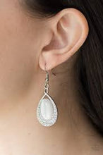 Load image into Gallery viewer, Midnight Magic White Earrings