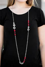 Load image into Gallery viewer, Midnight Musical Red Necklace