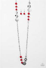 Load image into Gallery viewer, Midnight Musical Red Necklace