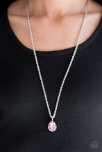 Load image into Gallery viewer, Million Dollar Drop Pink Necklace