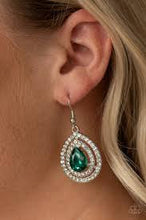 Load image into Gallery viewer, Millionaire Debonair Green Earrings