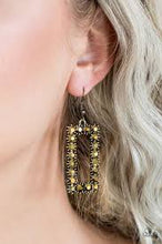 Load image into Gallery viewer, Mirror, Mirror Brass Earrings