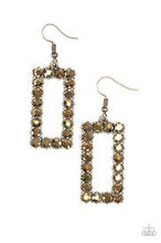 Load image into Gallery viewer, Mirror, Mirror Brass Earrings