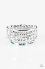 Load image into Gallery viewer, Mismatched Magnificence Blue Ring - Angie's $5.00 Bling