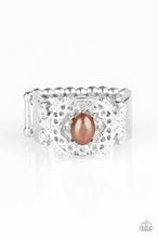 Load image into Gallery viewer, Mod Modest Brown Ring - Angie's $5.00 Bling
