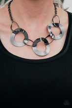 Load image into Gallery viewer, Modern Mechanics Black Necklace - Angie's $5.00 Bling
