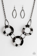 Load image into Gallery viewer, Modern Mechanics Black Necklace - Angie's $5.00 Bling