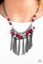 Load image into Gallery viewer, Modern Mechanics Red Necklace