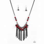 Load image into Gallery viewer, Modern Mechanics Red Necklace