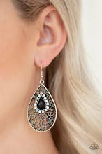 Load image into Gallery viewer, Modern Monte Carlo Black Earrings