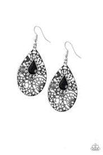 Load image into Gallery viewer, Modern Monte Carlo Black Earrings