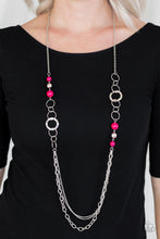 Load image into Gallery viewer, Modern Motely Pink Necklace