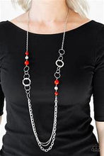 Load image into Gallery viewer, Modern Motley Red Necklace