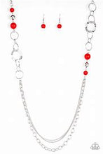 Load image into Gallery viewer, Modern Motley Red Necklace