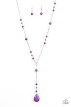 Load image into Gallery viewer, Modern Mountaineer Purple Necklace - Angie's $5.00 Bling