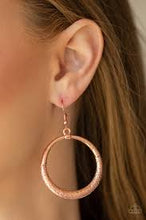 Load image into Gallery viewer, Modern Shimmer Copper Earrings