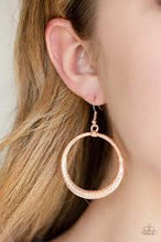 Load image into Gallery viewer, Modern Shimmer Rose Gold Earrings
