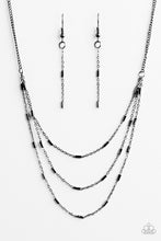 Load image into Gallery viewer, Modestly Metro Black Necklace - Angie's $5.00 Bling