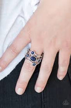 Load image into Gallery viewer, Moon Mood Blue Ring - Angie's $5.00 Bling