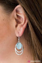 Load image into Gallery viewer, Moonlight Over Paris Blue Earrings