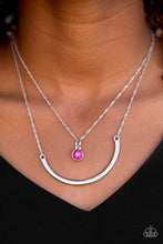 Load image into Gallery viewer, Moonlit Metro Pink Necklace