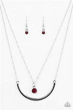 Load image into Gallery viewer, Moonlit Metro Red Necklace