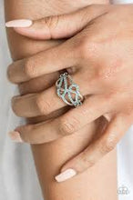 Load image into Gallery viewer, More Or Flawless Blue Skinny Band Ring