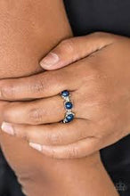 Load image into Gallery viewer, More Or Priceless Blue Skinny Band Ring